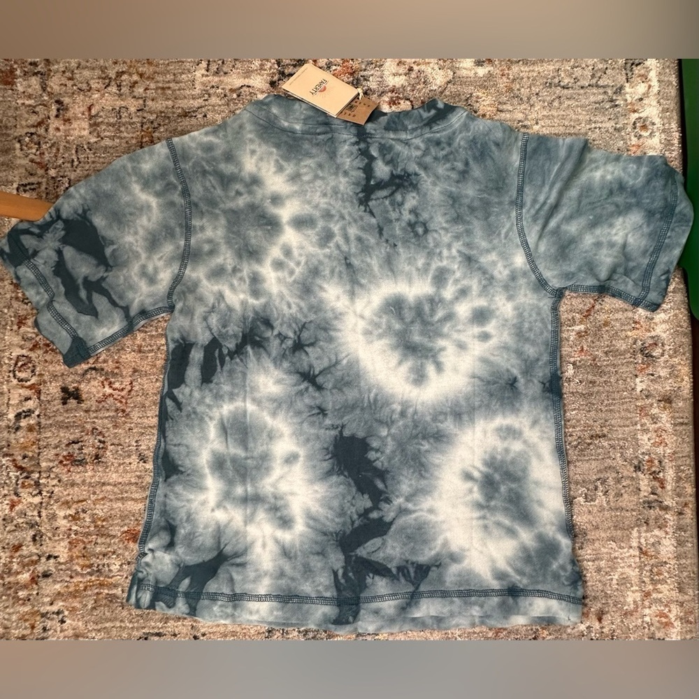 ‼️RARE‼️🎸FAHERTY🎸🔥NWT🔥GO EASY TIE DYE T-SHIRT in MAJOLICA BLUE—
Size S - Picture 5 of 6